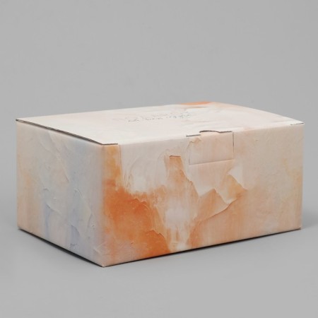 Gift folding box, packaging, “Gift with all my heart”, 22 x 15 x 10 cm-1