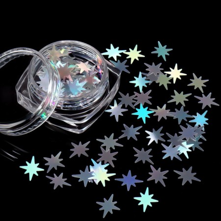Sequins for the decor "Star Night", multi -colored