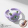 Ring "Monster" is round, the color is green-violet, dimensionless