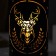 Figure Light "Great Deer", 12.3x21 cm, 1 LED. Aaah3 (not in the set.), The glow is warm white