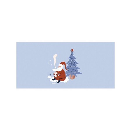 Basket for storing things "Santa Claus under the Christmas tree", size 40x60 cm-1