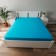 Knitted sheet on an elastic band 120x200x25cm Blue Cullar, 120g/m, cotton 100%