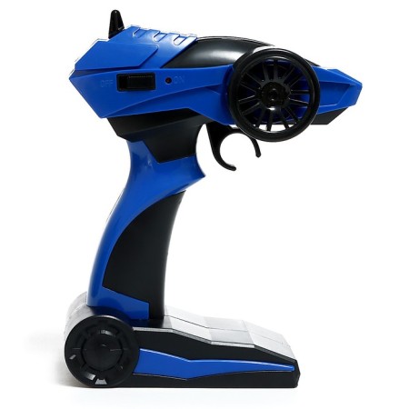 Radio controlled machine "drift", with a battery, color gray color-4
