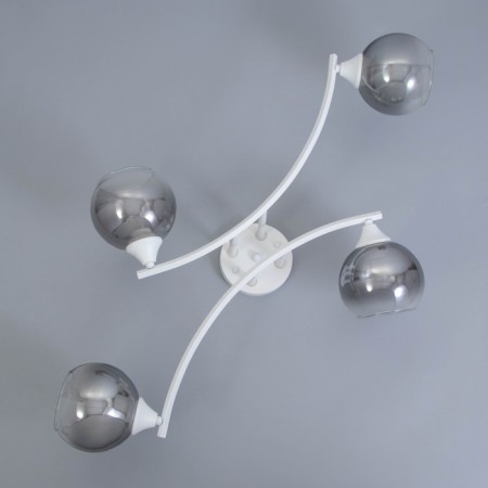 Causte "Florence" 4x60W E27 white 81x33x21cm-3