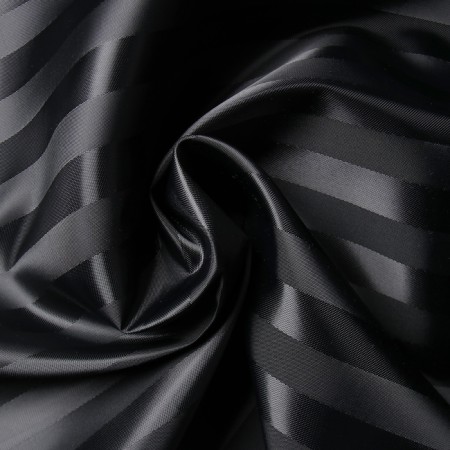 The curtain in the bathroom Ethel in strip is black, 180*200 cm, 80g/m2, 100% p/e-5