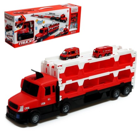 Parking 2 in 1, transforms into a vehicle, light and sound effects, red color