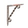 Figure bracket 150x125 modd 2, brown metallic