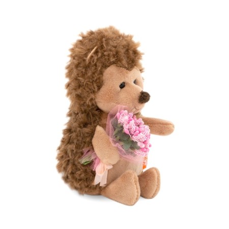 Soft toy "Hedgehog Kolunchik: Pink Dreams", 15 cm-1