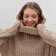 Jumper Women's Minaku: Casual Collection Beige Color, Rr. 42