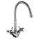 Rossinka Q02-75 kitchen mixer, two-handed, with flexible surge, chromium color