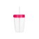 A glass with a tube, 525 ml, mix
