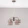 Suspended chandelier Citilux "Form" CL428241, 44x44x32 cm, 4x60W, E27, brown color