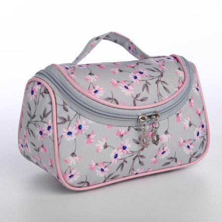 Lightning cosmetic bag, gray color