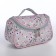 Lightning cosmetic bag, gray color