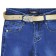 Jeans for girls, height 140 cm, blue color