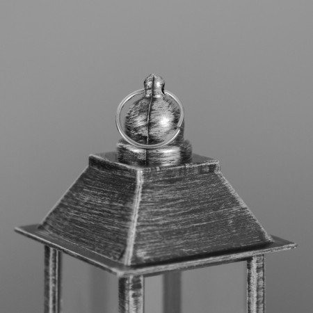 Nightlight "Light Small" LED from batteries 3xlr44 black-silver 6x6x13 cm-3