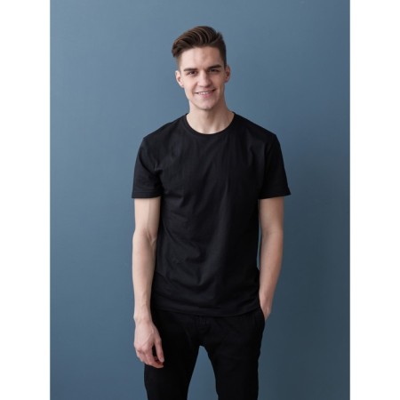 Male T -shirt, size 54, black color-3
