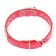Collar "Sirius", leatherette with rivets, 56 x 3 cm, Osh 42-52, red
