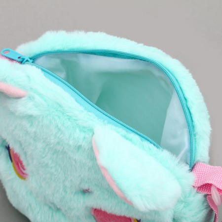 Children's bag "cat", green color-3