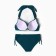 Separate female swimsuit, green color, size 54