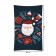 Decorative panel with photo printing "Happy Santa Claus", vertical, size 100x150 cm