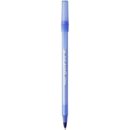Ballic, automatic handle, bic round stic Clic, 1.0 mm node, blue ink, average letter, blue case-2