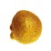Figure for crafts and decor "Skull", set 6 pcs., Size 1 pcs: 4 × 4.5 × 4.5 cm, gold color