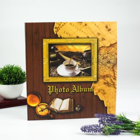 Photo album magnetic 40 sheets "Maps" MIX 30x27.5x5.5 cm-4