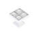 Cappio-capio pen, 27x27 mm, chromium color, 8 pcs.