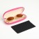 Case for glasses on the cracker, pink color