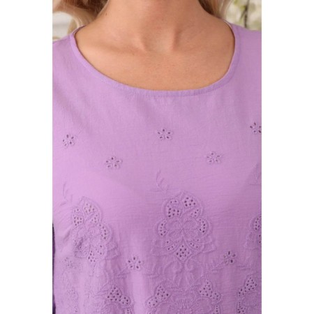 Female dress, size 48, purple color-8
