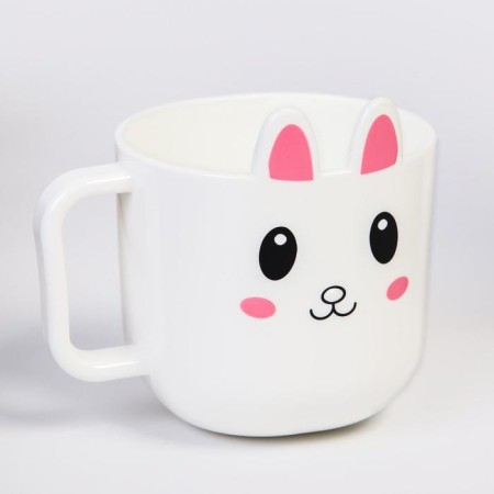 Children's mug 260 ml., "Bunny", white color-1
