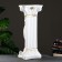 Column "with a girl" white gold 65cm