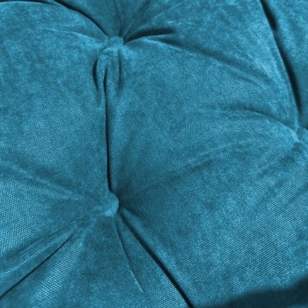 Pillow for swing "Tina", diameter 60 cm, turquoise color-4