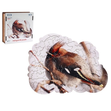 Figure puzzle "Winter Bird", 108 parts, 20 × 25 cm