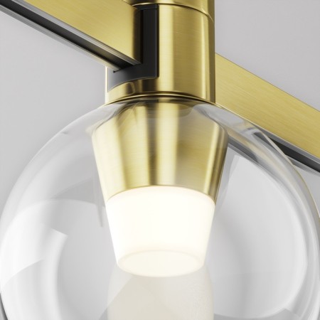 Technical TR148-1-3W3K-BS Bubble, 85x85x115 mm, LED, 3W, 80lm, 3000K, Brass, Brass Complete-2