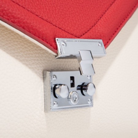 Bag-mixer on the valve, beige/red color-4