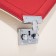 Bag-mixer on the valve, beige/red color