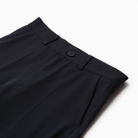 Pants for the boy Minaku: School Collection, dark blue color, height 134 cm-8