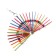 Toy for birds "Fan" with a bell, multi -colored, 25 x 20 cm