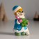 Souvenir Polystone "The Fox of the Snow Maiden with a Christmas tree" 4.5x4.5x8.5 cm