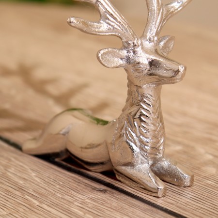 Souvenir "Deer" aluminum 10x8x14 cm-5