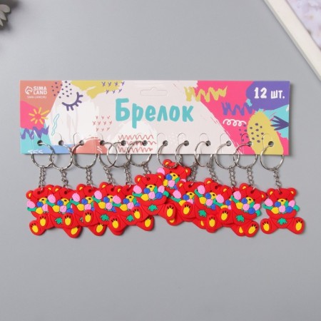 Trick Rubber "Bear with tulips" 4.6x4.2 cm-2