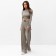 Female set (pants, jumper) mist, size 40, color gray color