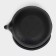 Cast iron kettle, 600 ml, with sieve, enameled coating inside, black color
