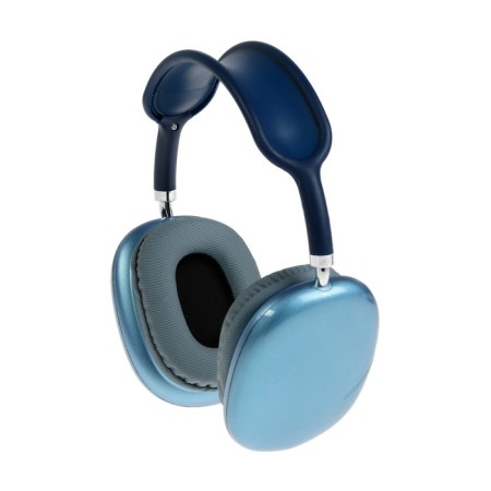 Wireless headphones P9, invoices, BT 5.0, microphone, jack 3.5 mm, 150 mAh, blue-3