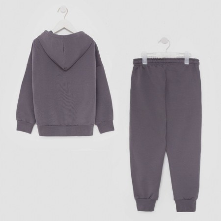 Costume (pants/sweatshirt) for a boy, color Fuma, height 158-7