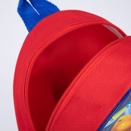 Baby backpack for the boy "Robots", 23x20.5 cm, lightning department-4
