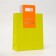 Gift package with a cut handle 26 x 32 x 10 cm, lime