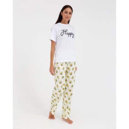 Women's pants KAFTAN "Avocado", p. 40-42, white-1